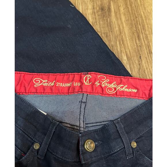 CJ by Cookie Johnson Faith Straight Leg Jeans Dark Wash Women’s Size 25 - Picture 9 of 10